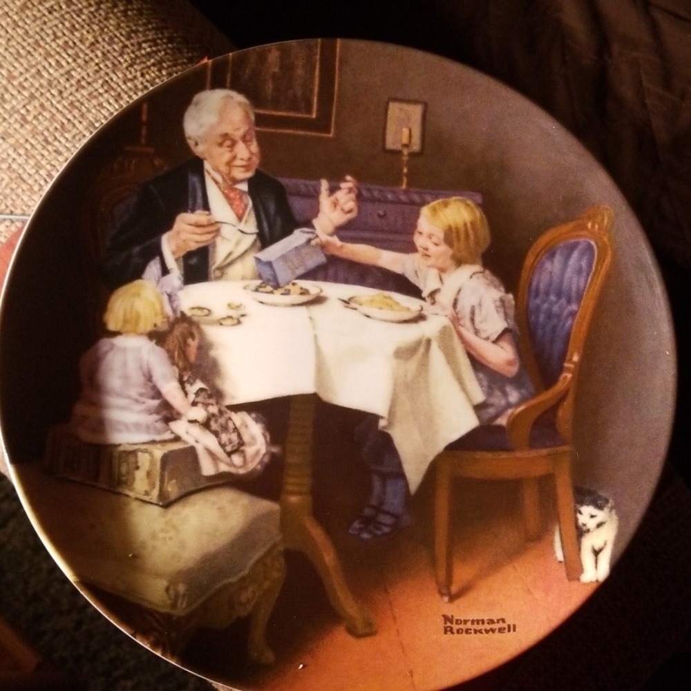 Norman Rockwell Plate